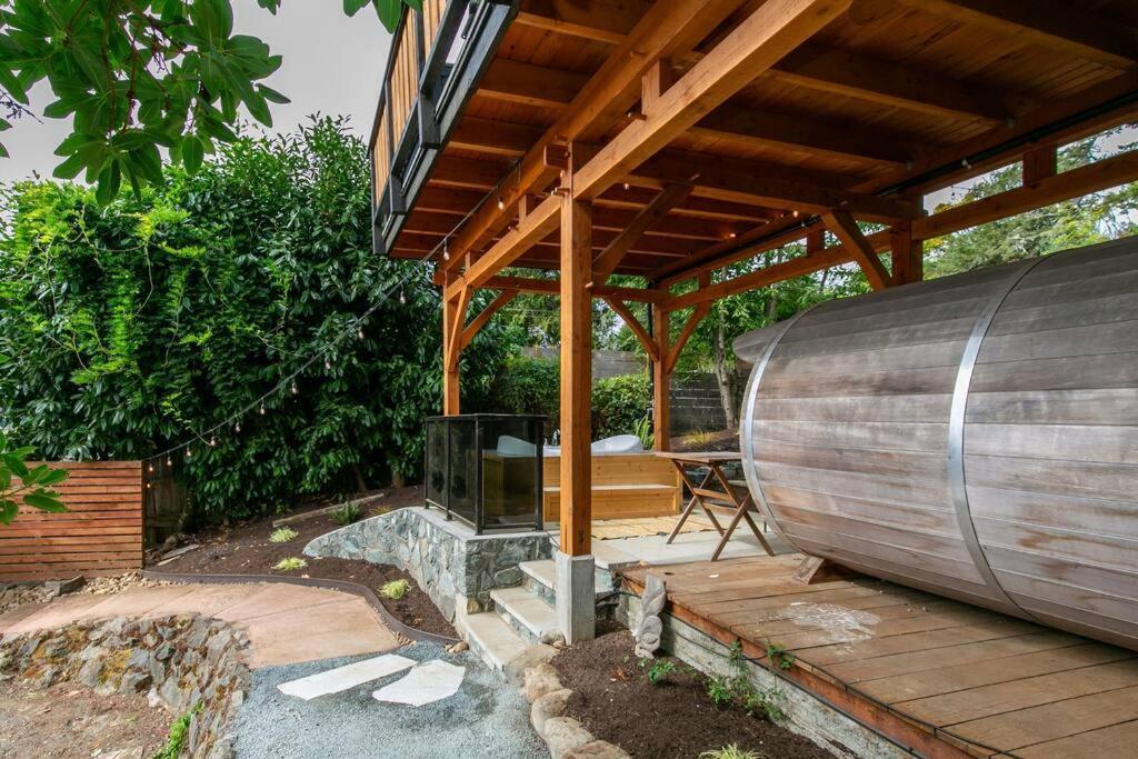 1-Bedroom Knotty Pine Cabin W Sauna & Jacuzzi سووك المظهر الخارجي الصورة
