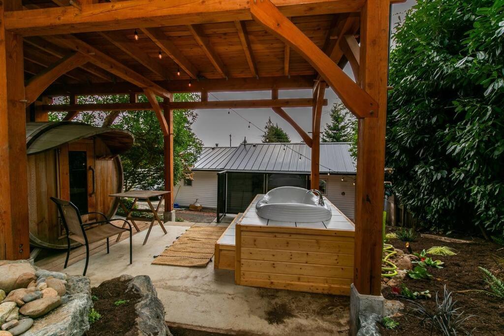 1-Bedroom Knotty Pine Cabin W Sauna & Jacuzzi سووك المظهر الخارجي الصورة